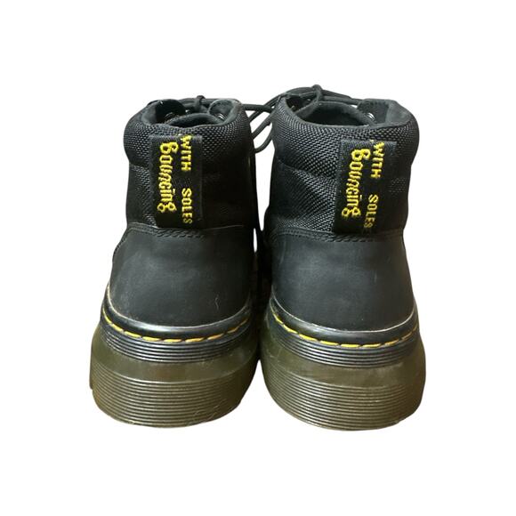 Dr. Marten’s Men’s Black Woven ‘Bonny’ Poly Casual Lace Up Combat Boots Size 5 - Picture 2 of 9